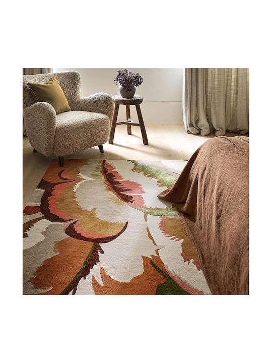Harlequin Lucrat manual Covor Rectangular Din lână Beige-rust