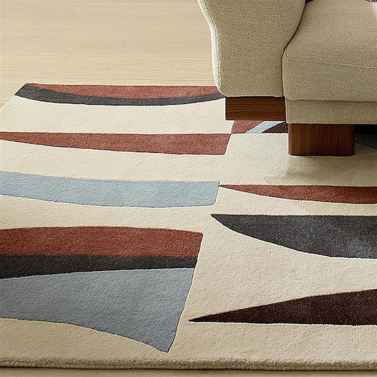 Harlequin Χειροποίητο Χαλί Ορθογώνιο Μάλλινο Walnut-white 140x200cm