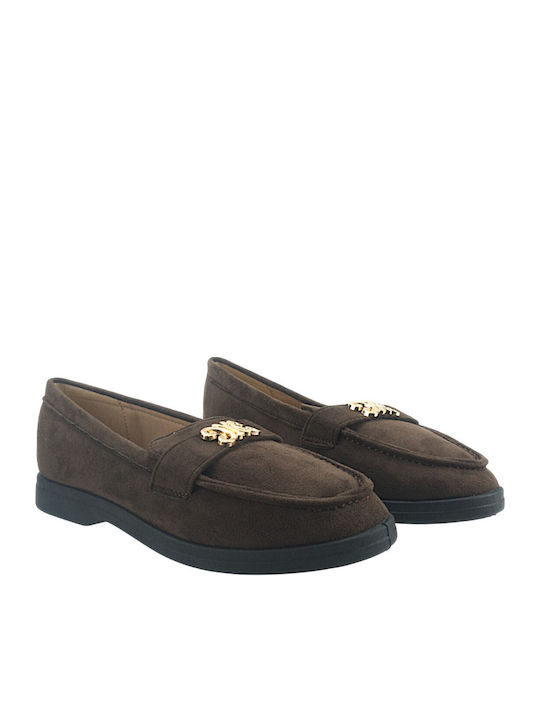 Women's Loafers in Brown Color