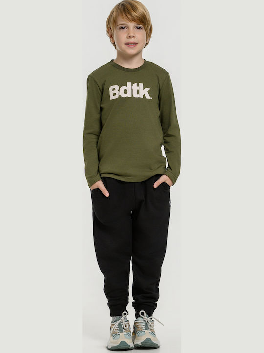 Kinderhemd Langarm Grün Recruit