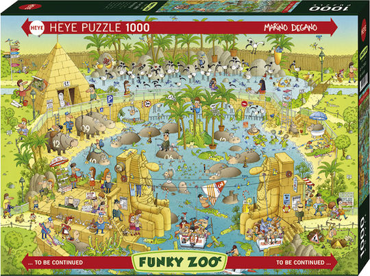 Degano Funky Zoo Puzzle 2D 1000pcs