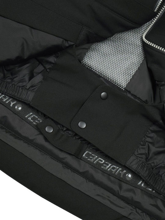 Icepeak 856122839-999 Ανδρικό Μπουφάν για Σκι & Snowboard Μαύρο