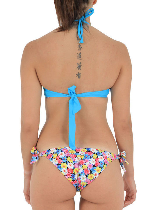 Set Bikini Floral , Ls-1163-turqoise LS-1163-TURQOISE