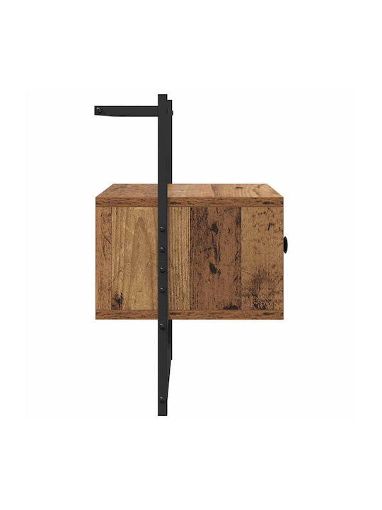 Комод Дървен с Метални Крака Processed wood 35x30x51см