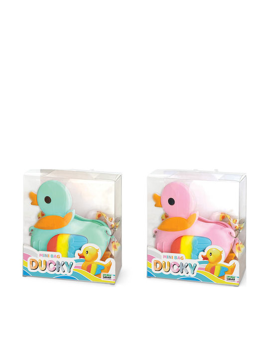 Mini Ducky Silicon Geantă Fermoar Curea Reglabilă pentru Umăr 15 X 17 X 2,5 Cm Set 8 Bucăți Display