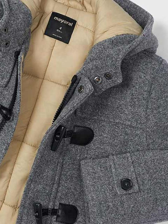 Kids' Coat Montgomery Long with Hood Ash