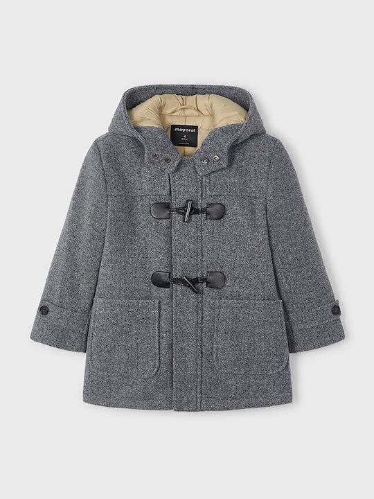 Kids' Coat Montgomery Long with Hood Ash