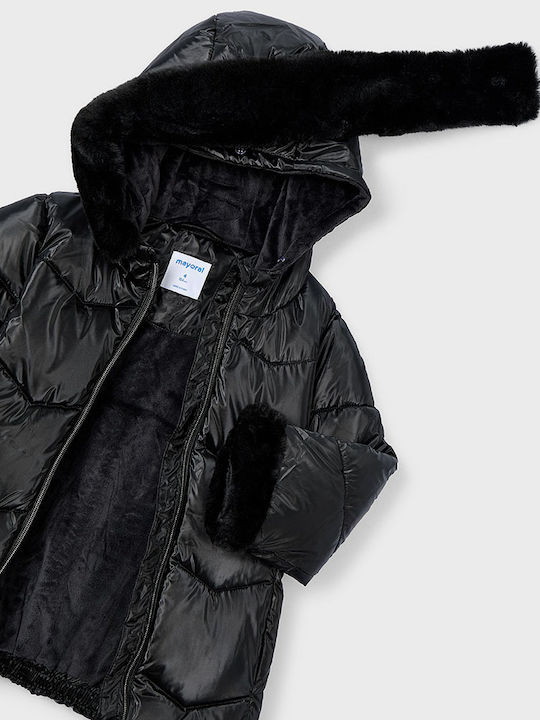 Kids' Casual Jacket with Hood Black