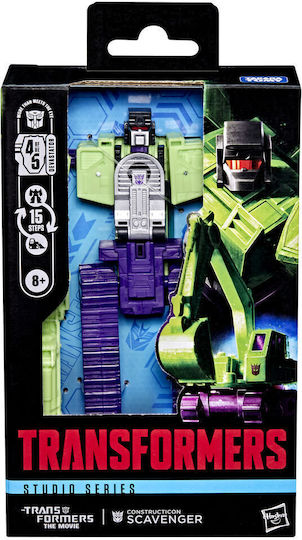 Action Figure Transformers: The Movie Studio Series Deluxe Class - Constructicon Scavenger Transformers 11cm.