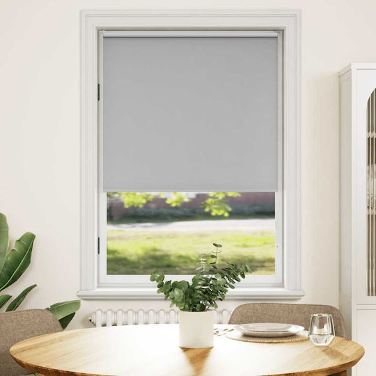 vidaXL Roller Blinds Partial Blackout Gray W120xH175cm 4016052