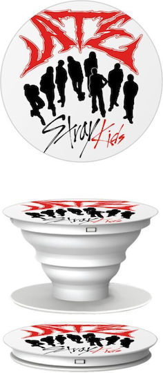 Stray Kids Boy Band Phone Holders Stand Λευκό Βάση Στήριξης Κινητού Στο Χέρι
