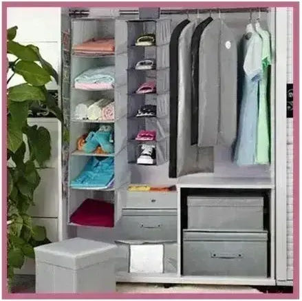 Tpster Текстил Кутия за съхранение с капак 40x30x25см 1бр