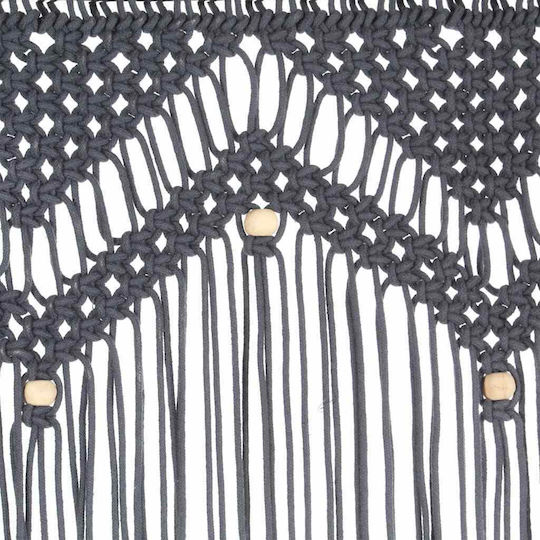 vidaXL Fabric Door Curtain Ecru 140x240cm 133908