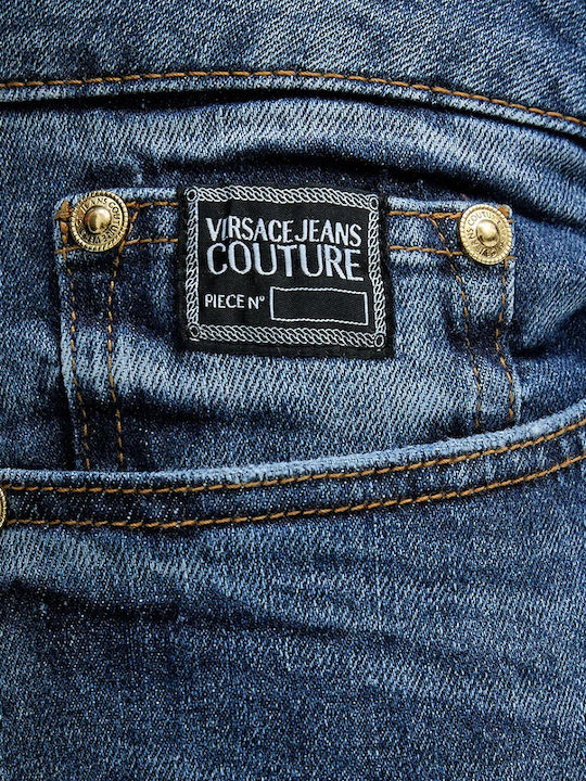 Men's Jeans Pants with Slim Narrow Fit Blue