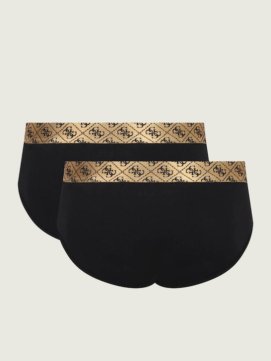 Men's Slips Black with Patterns 3Pack