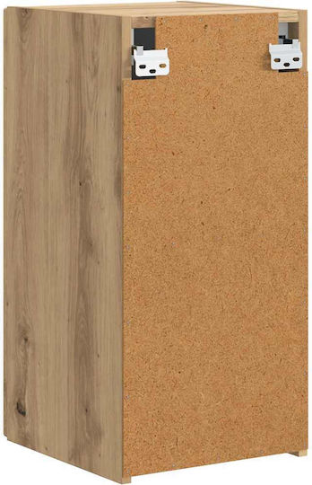 Hängeschrank fürs Wohnzimmer aus Spanplatte in Walnuss 30x31x60 cm