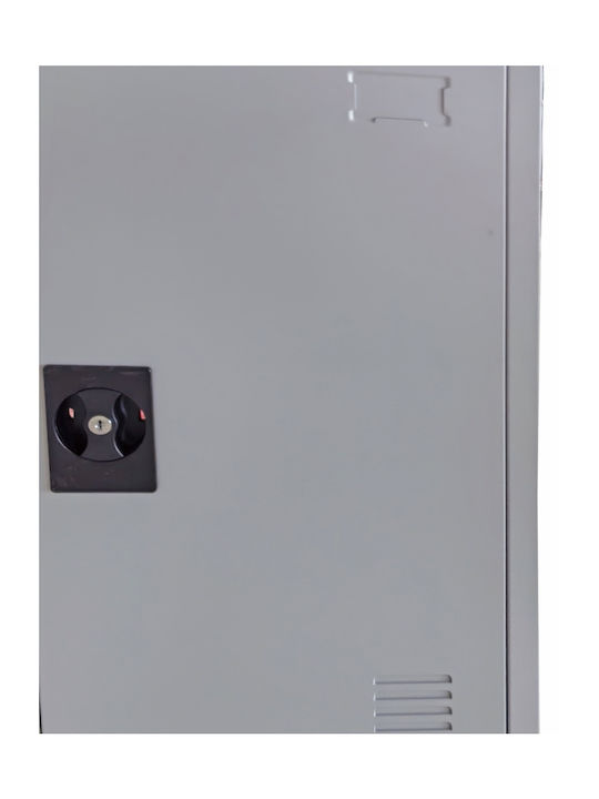 Single-Leaf Metallic Cabinet Suitable for Small Spaces 40x40x90 cm