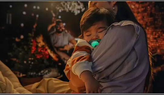 Philips Ultra Air Nighttime Πιπίλες Σιλικόνης Πράσινο για 6-18 μηνών 2τμχ