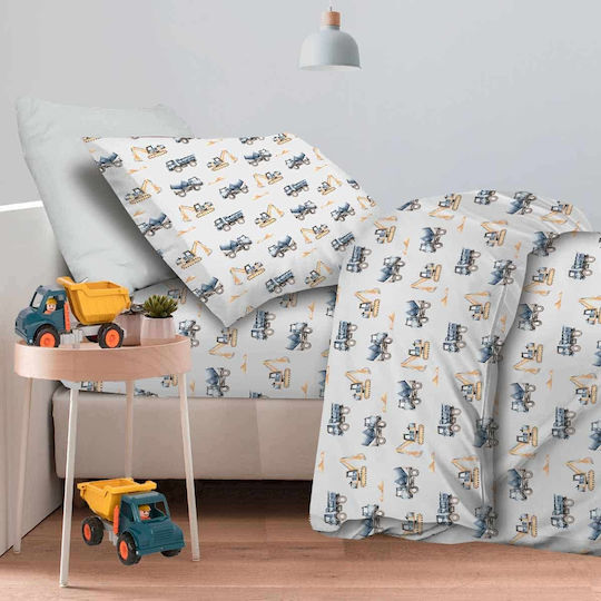 Silver Astron Kids Sheets Single Gray 170x260cm Silver Astron Kids Sheets Single Gray 170x260cm