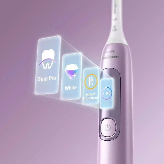 Philips Sonicare Periuță de dinți electrică cu Senzor de Presiune și Husă de Călătorie Roz