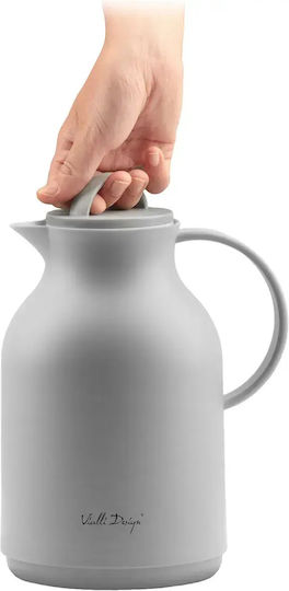 Vialli Design Amo Кана Термос Пластмасов Без BPA 1л Сив