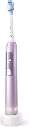 Philips Sonicare Periuță de dinți electrică cu Senzor de Presiune și Husă de Călătorie Roz