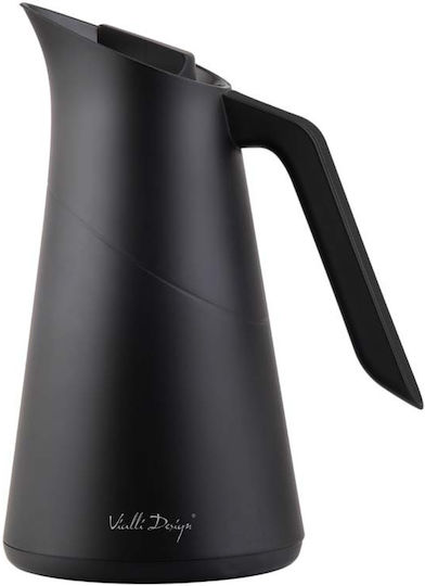 Vialli Design Soho Plastic Thermos Jug 1L Black