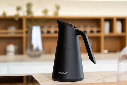 Vialli Design Soho Plastic Thermos Jug 1L Black