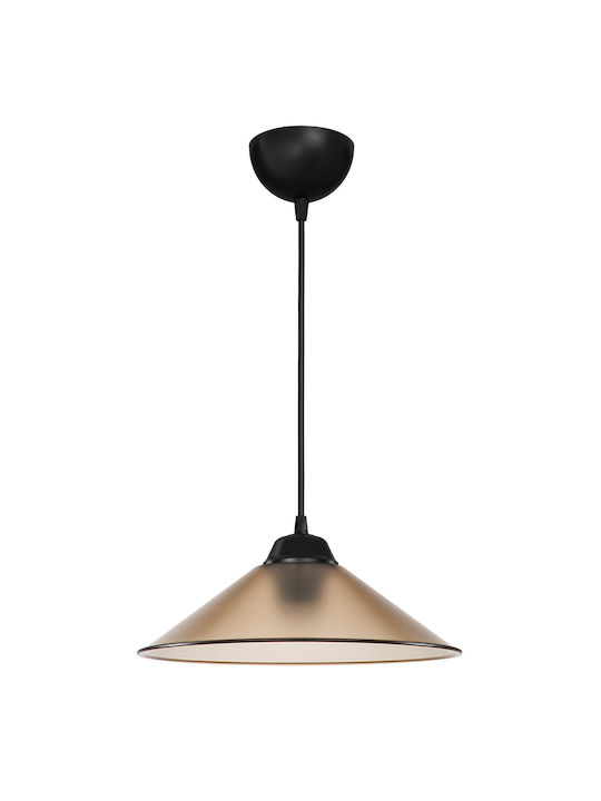 Heronia Pendant Light Honey with Socket E27 22x22cm