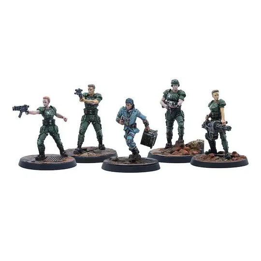 Fallout Wasteland Warfare Reillys Rangers Modiphius Miniaturi Rășină Capital Wave 32mm