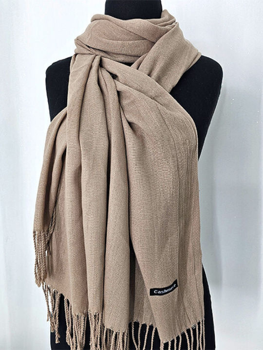 Frauen Wollschal Beige