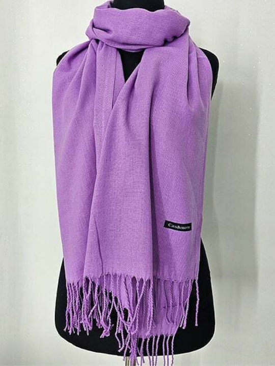 Women's Wool Scarf Purple