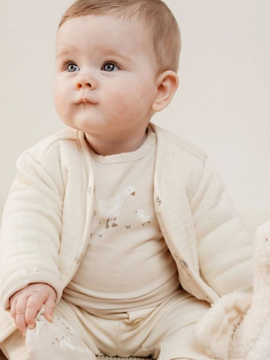 Kinder-Strickjacke Beiges Little Goose