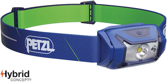 Petzl Rechargeable Headlamp LED IPX4 with Maximum Brightness 450lm Tikka Blue