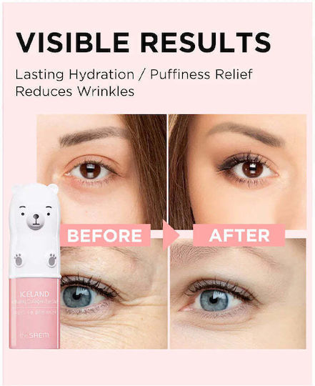The Saem Iceland Stick Ματιών για Ενυδάτωση , Λάμψη & Σύσφιξη 11gr
