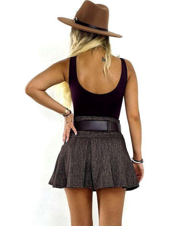 Casual Zhoe Damen-Bodysuit Träger Lila Größe S M