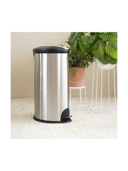 Wesco Waste Bin Waste made of Stainless Steel Gray 30lt 1pcs