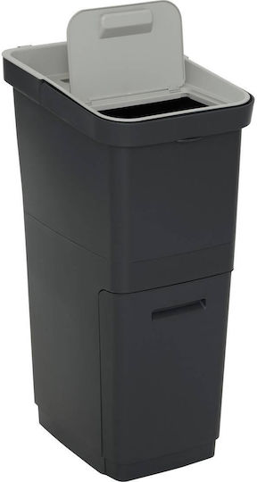 5Five Coș De Gunoi De Reciclare Din Plastic Negru 36.5lt