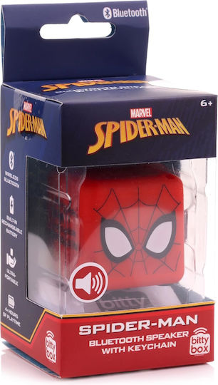 Bitty Boomers Bitty Box Bluetooth Speaker with Battery Life up to 4 hours Spiderman