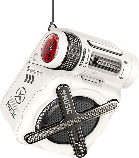 XO F72 Mecha Bluetooth Speaker 5W with Battery Life up to 12 hours White