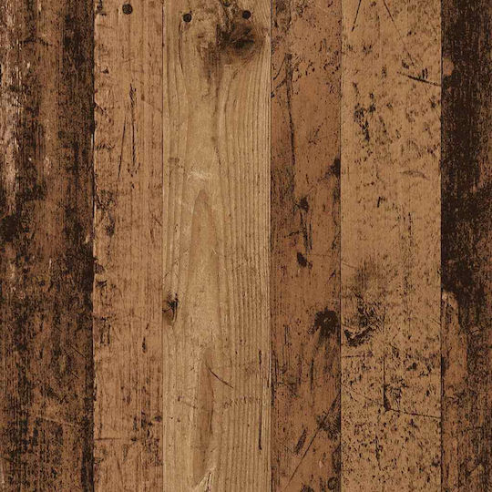 vidaXL Τρόλεϊ Κουζίνας Ξύλινο 3 Θέσεων Καφέ 50x35x75.5cm