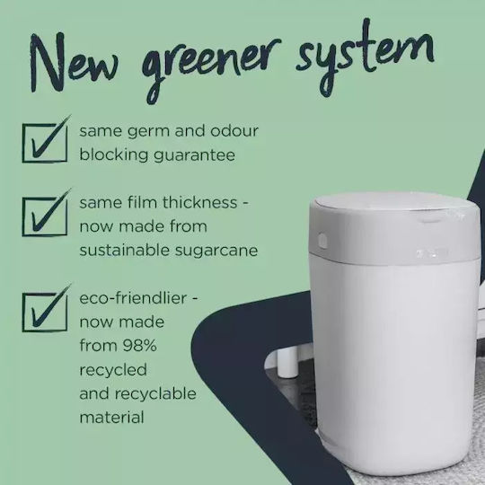 Tommee Tippee Twist & Click Diaper Disposal Bin White
