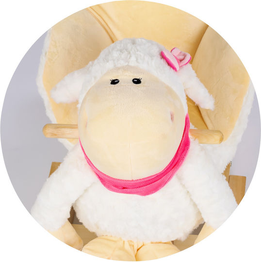 Chipolino Schaukelspielzeug Lamm für 10++ Monate mit Geräuschen für ein Gewicht bis zu 30kg