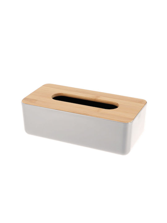 Plastic Tissue Holder White 26.1x13.1x8.6cm 6724210