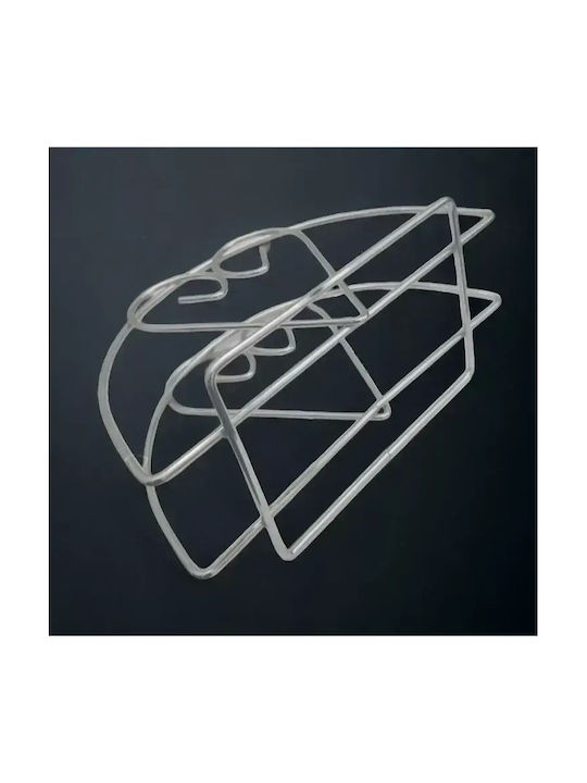 Tpster Metallic Napkin Holder Silver 13x6x7cm 36292