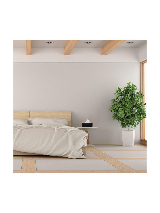 Relaxdays Suport pentru șervețele Lemn Neagră