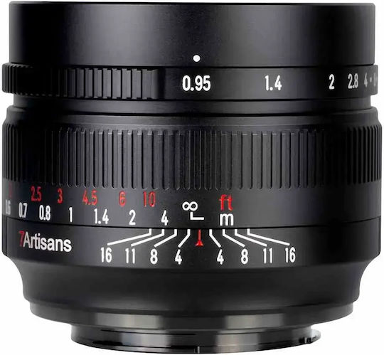 7artisans Crop Camera Lens Photoelectric 50mm F/0.95 Fixed for Nikon Z Mount Black