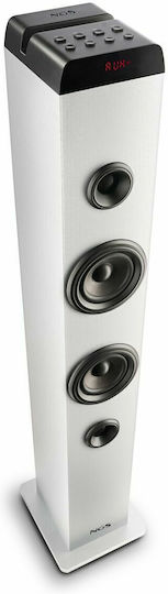 NGS Sky Charm Αυτοενισχυόμενο Ηχείο με Bluetooth 50W (Τεμάχιο) Λευκό