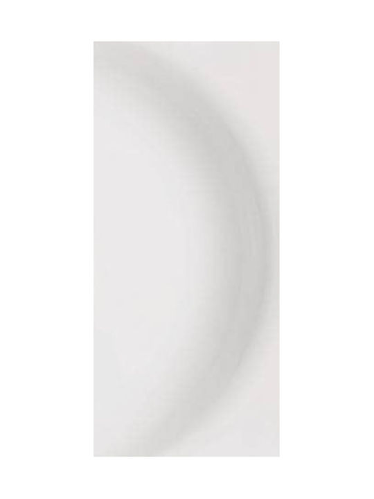 Bormioli Rocco Plate Soup Glass White with Diameter 24cm 6pcs