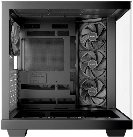 Be Quiet Light Base 500 Gaming Midi Tower Кутия за Компютър със Страничен Прозорец Черна